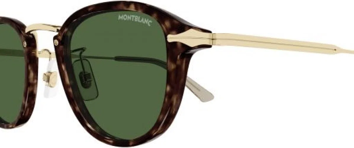 Montblanc MB0336S Sunglasses - Havana - view 3
